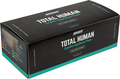 ONNIT Daily Performance & Wellness Bundle: Alpha Brain Nootropic Capsules (90 Count) + Total Human Day & Night Packs (30-Day Supply)