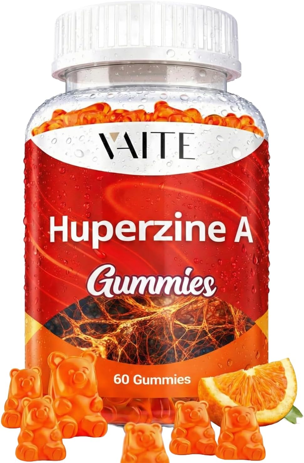 VAITE Huperzine A Gummies 200 mcg - Brain Supplement for Memory and Focus - 60 Vegan Chewables - görsel 1