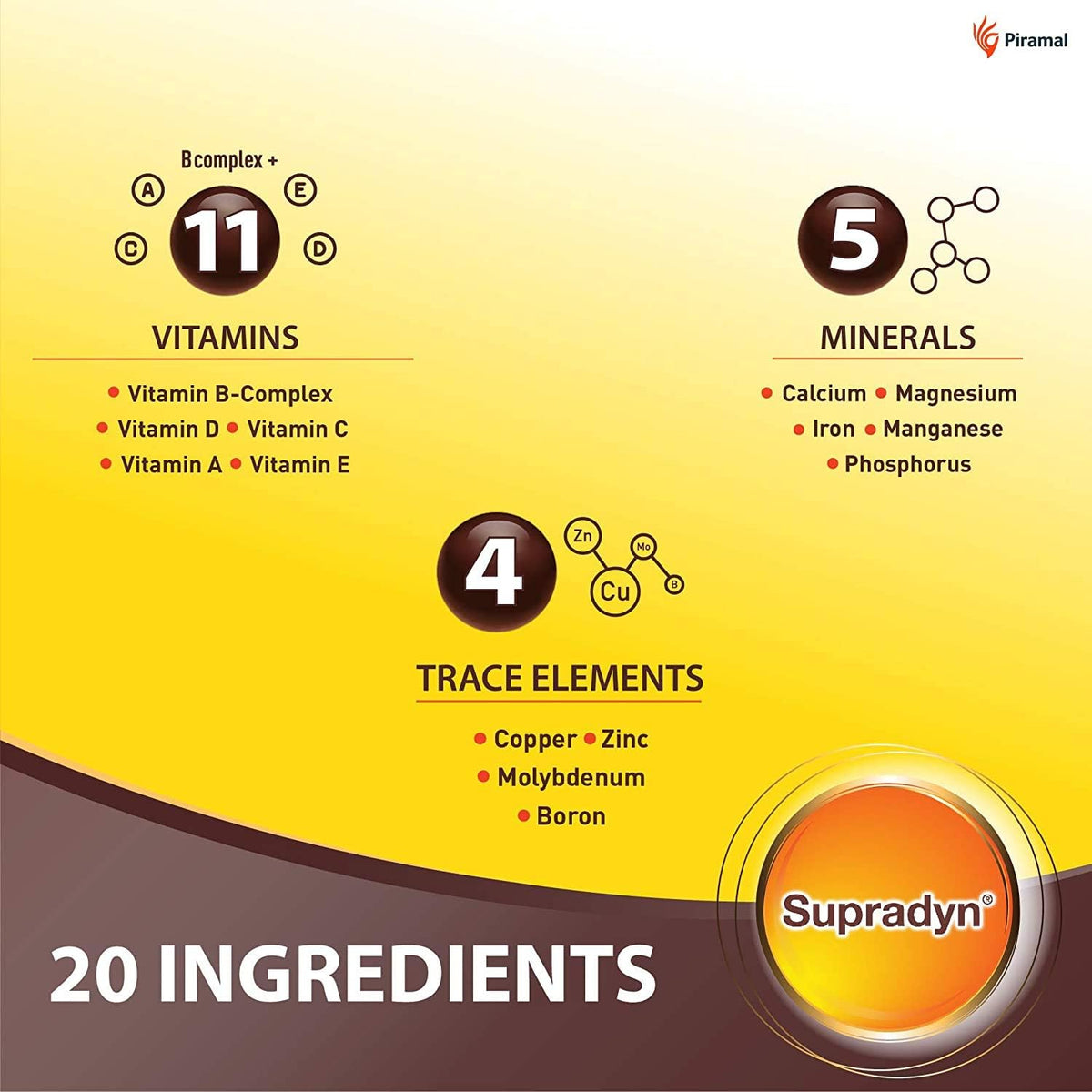 Dharma Supradyn Minerals and Multivitamin Tablets (120 Tablets) - görsel 7