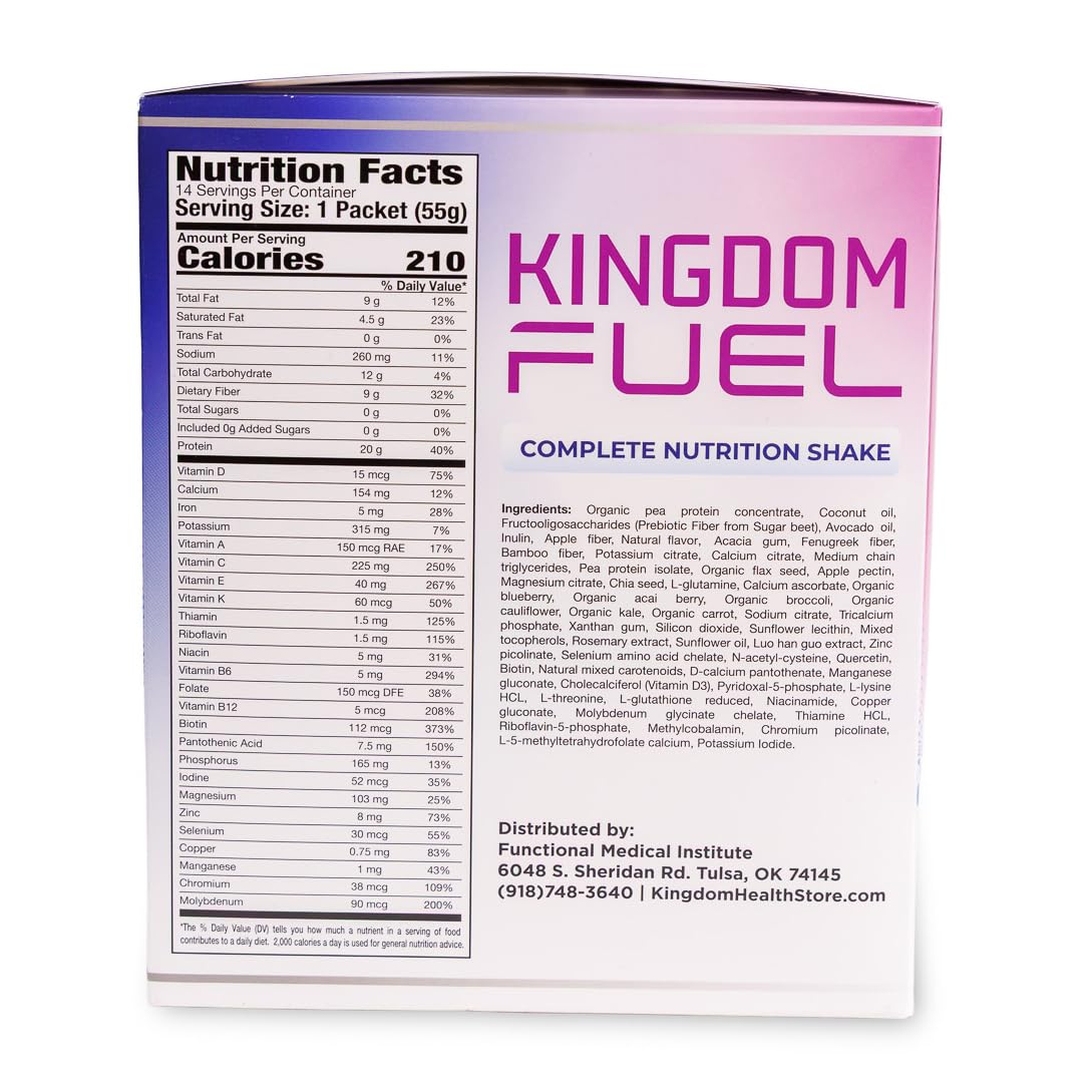 Kingdom Fuel Nutritional Shake (Canister, Vanilla) - görsel 2