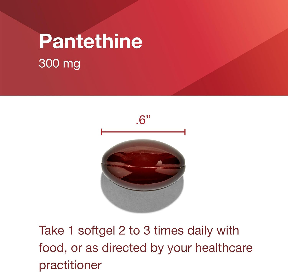 PROTOCOL FOR LIFE BALANCE Pantethine 300mg - Active Form of Vitamin B5 - 60 Softgels - Food Supplement - görsel 7