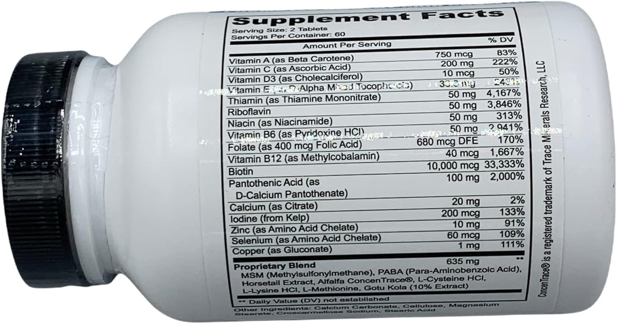Vitol Great Hair Time Released 10,000 mcg Biotin, 120 Tablets - görsel 3