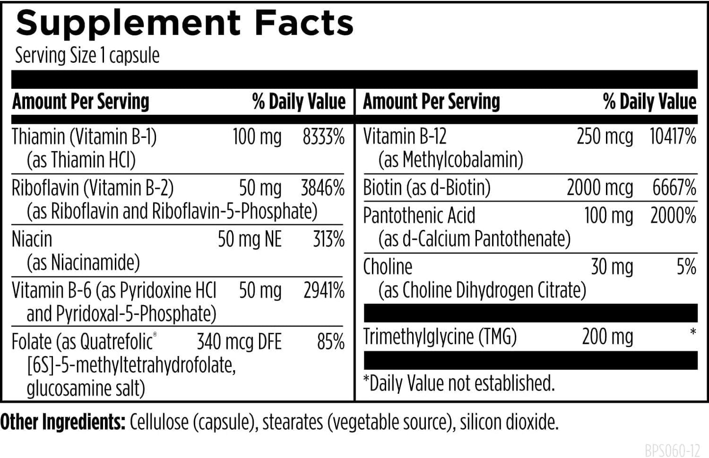 Vitamin B Supreme - B Complex Supplement with Folate, B12 and Niacin - görsel 2