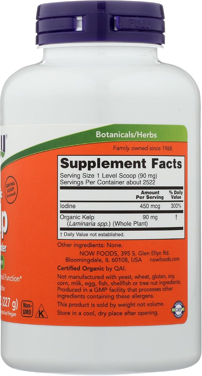 NOW Foods Norwegian Kelp Powder, 8 oz - görsel 7