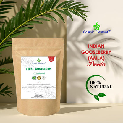 Cosmic Element 100% Pure Organic Amla Powder – Rich in Vitamin C, 113 g