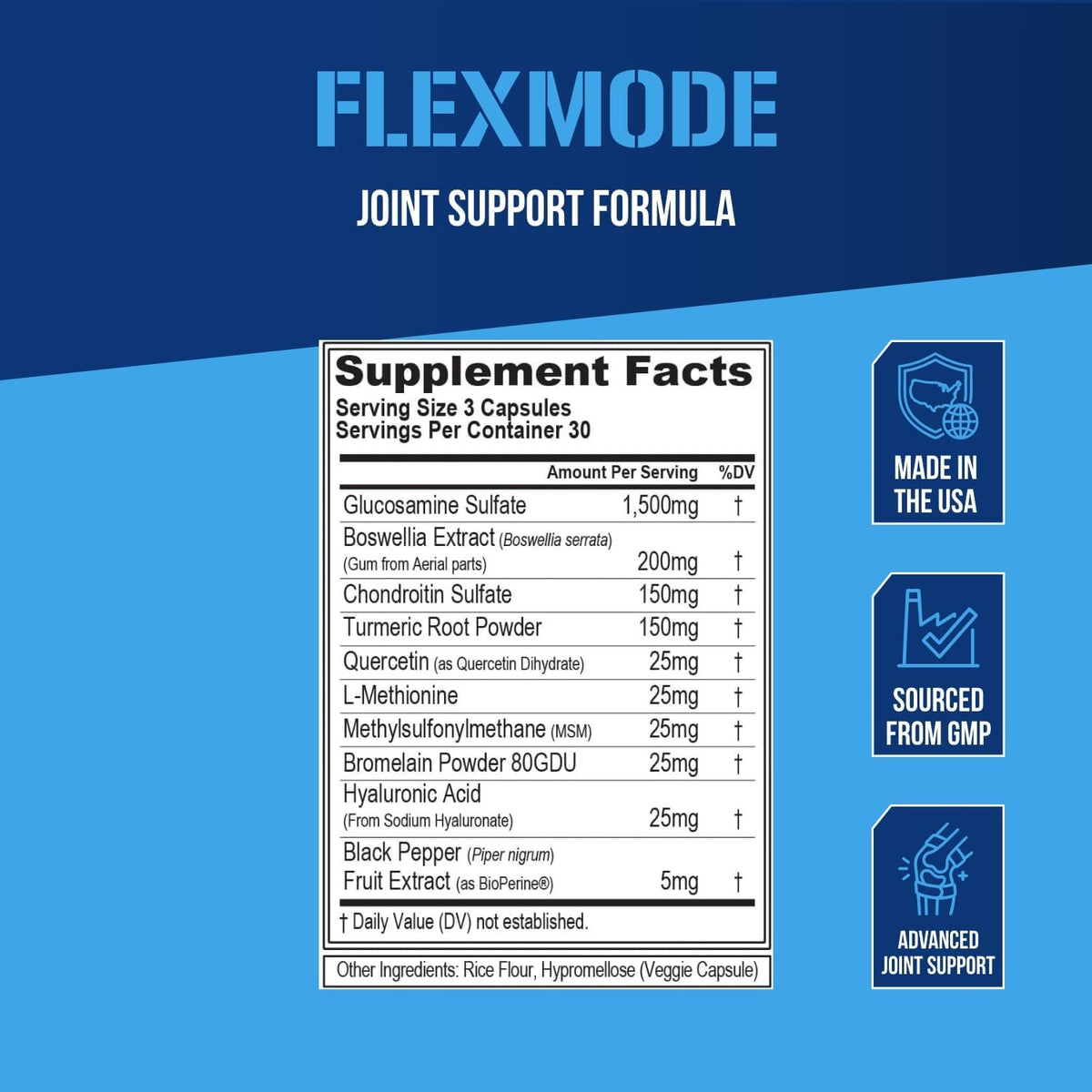 Evlution FLEXMODE High Absorption Joint Support Supplement - 30 Servings - görsel 3
