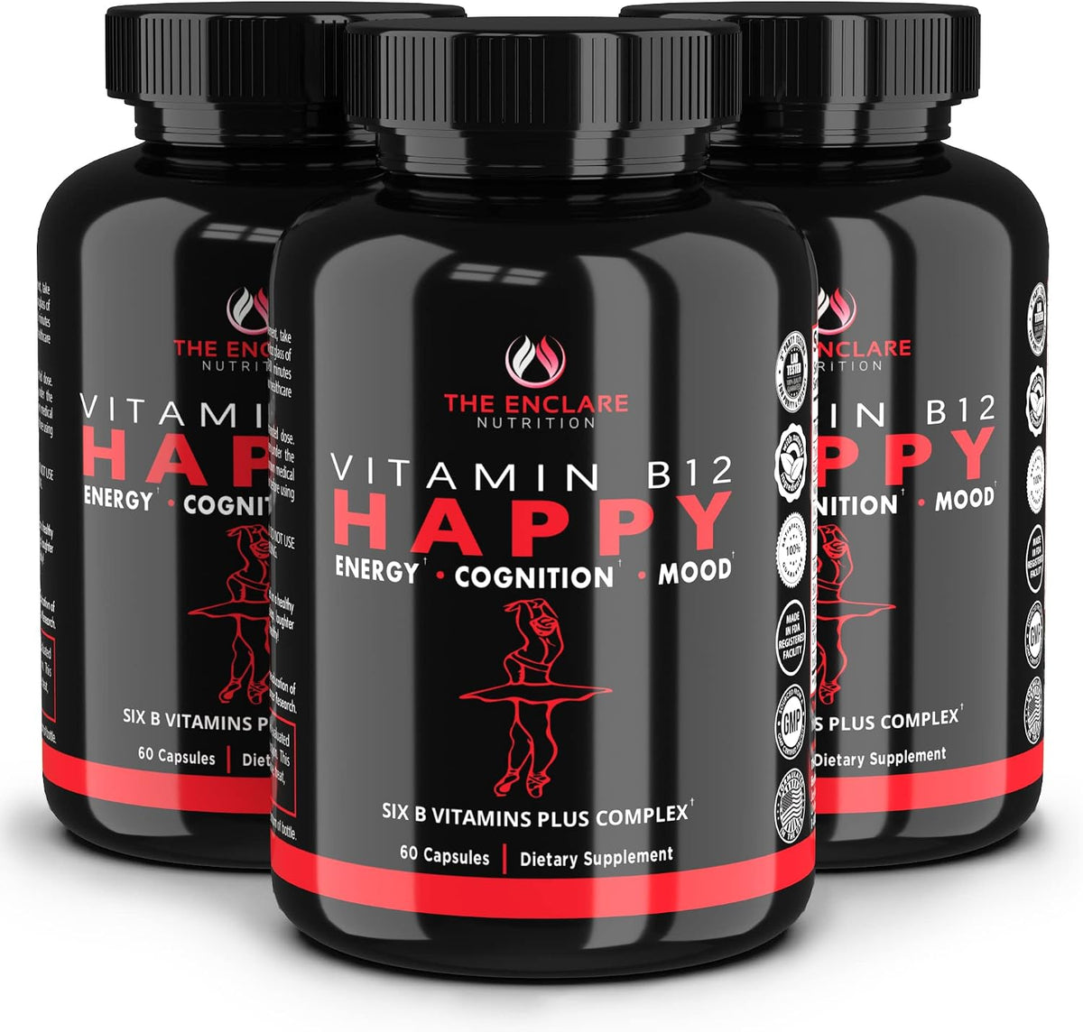 Vitamin B12 B-Complex Supplement – Energy Metabolism and Nervous System Support - görsel 1