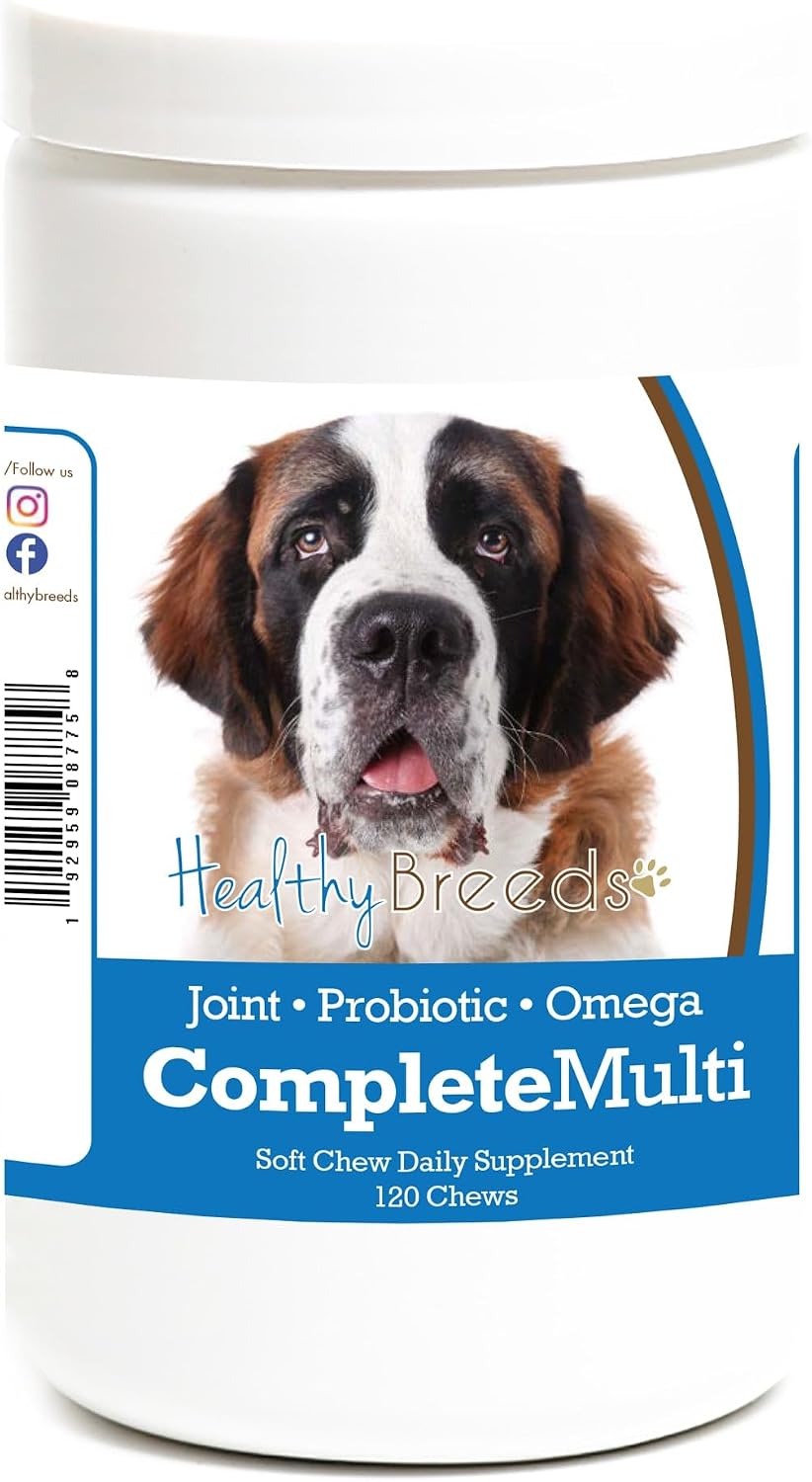 Healthy Breeds Saint Bernard All in One Multivitamin Soft Chew 120 Count - görsel 1