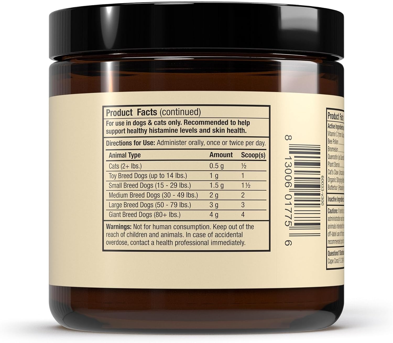 Dr. Mercola Bark & Whiskers Seasonal Support for Dogs and Cats - görsel 3
