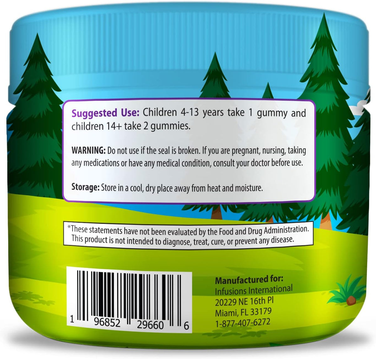 Infusions Super Fruit Gummies for Kids – Antioxidant Blend – 90 Count - görsel 3