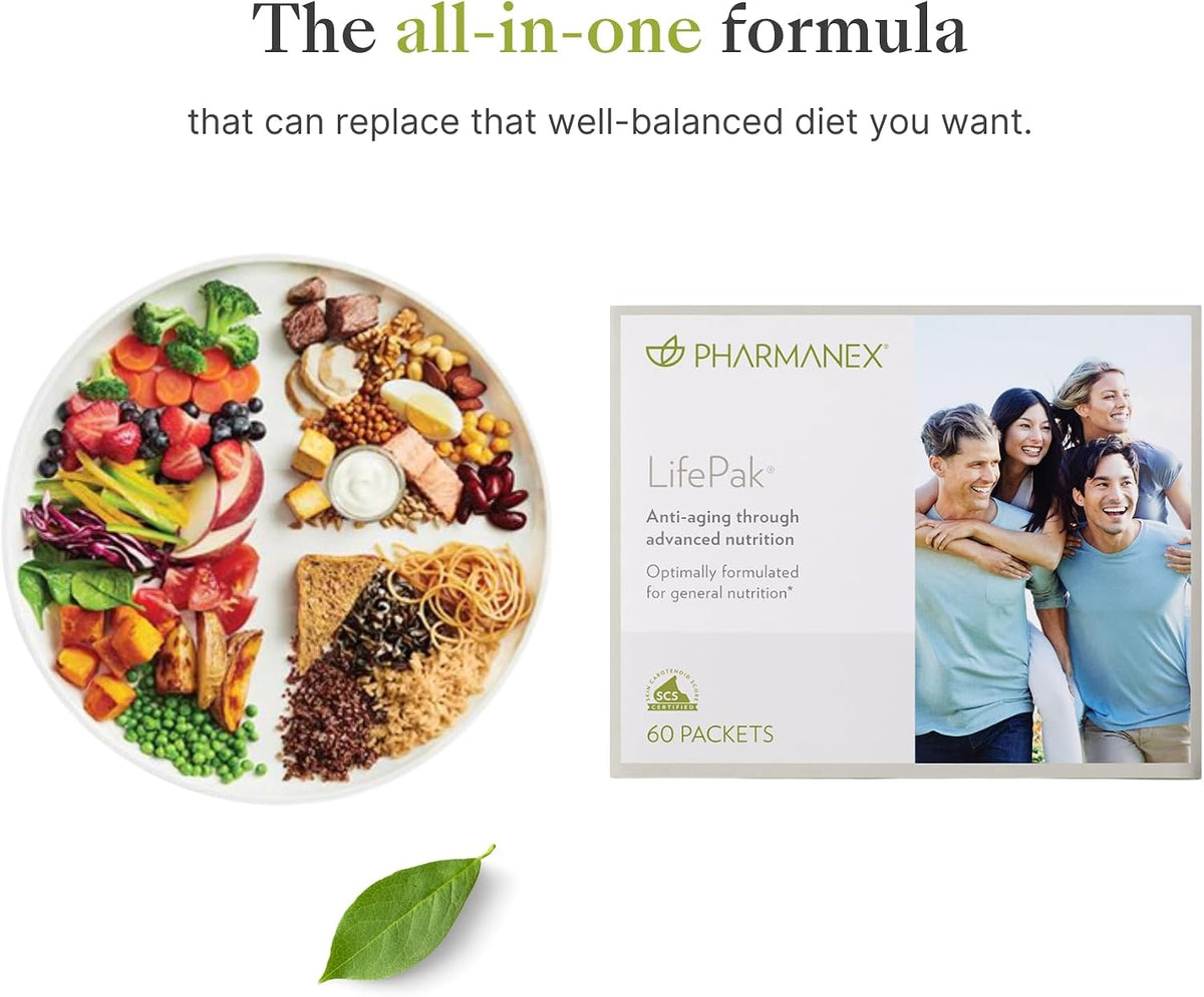 Pharmanex Nu Skin LifePak Advanced Nutritional Supplement for Adults | 60 Daily Packets | Ageing, Digestive, and Gut Health Formula with Essential Vitamins, Minerals, and Phytonutrients - görsel 5