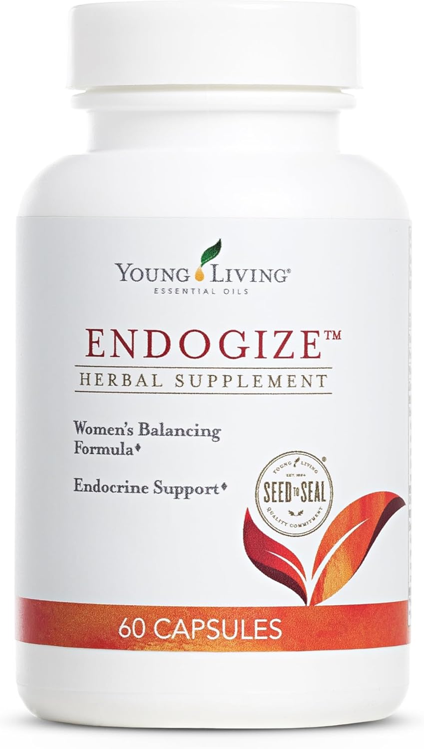 Young Living EndoGize - Hormonal Health Support with Essential Oils, 60 Capsules - görsel 1