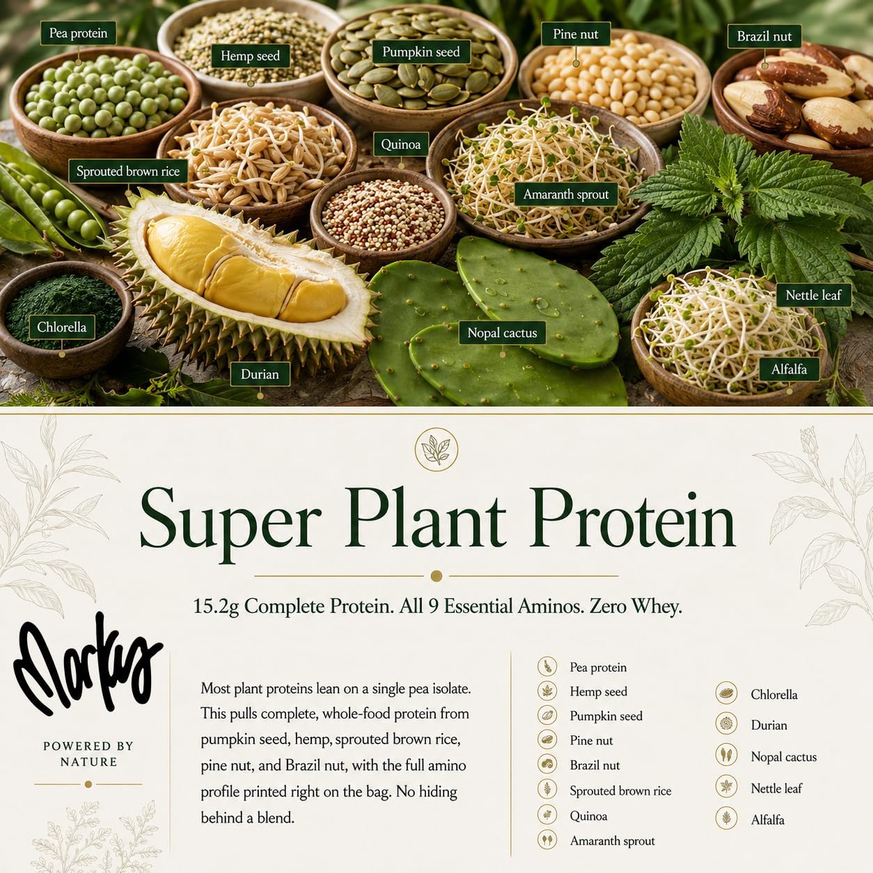 Wild Force GreenPro-C: Pre-Mixed Greens, Protein, and Vitamin C Powder - görsel 4