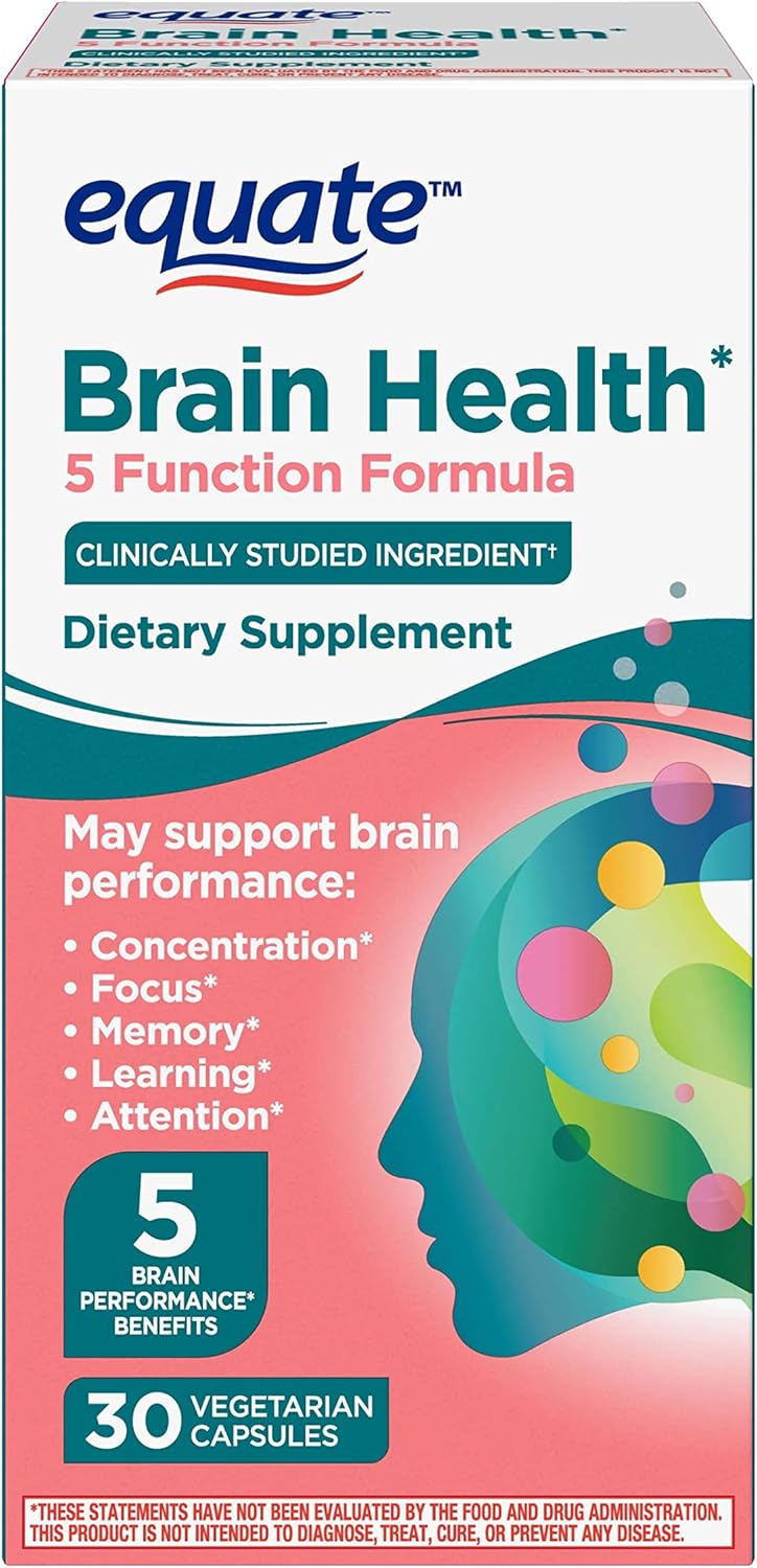 Convergence Equate Brain Health 5 Function Formula Capsules, 30 Capsules - görsel 1