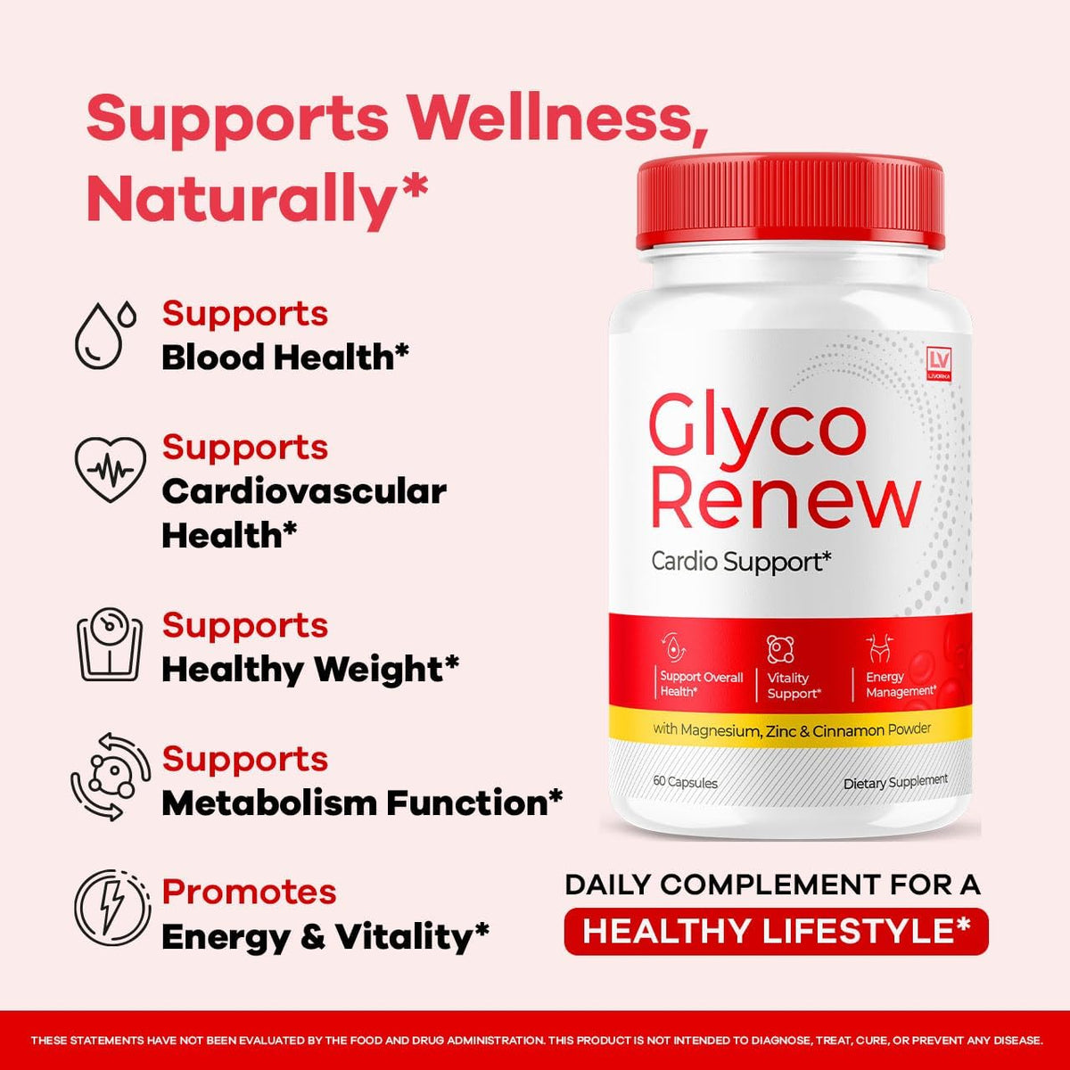 LIVORKA Glyco Renew Capsules - Blood Support Supplement (30 Capsules) - görsel 3