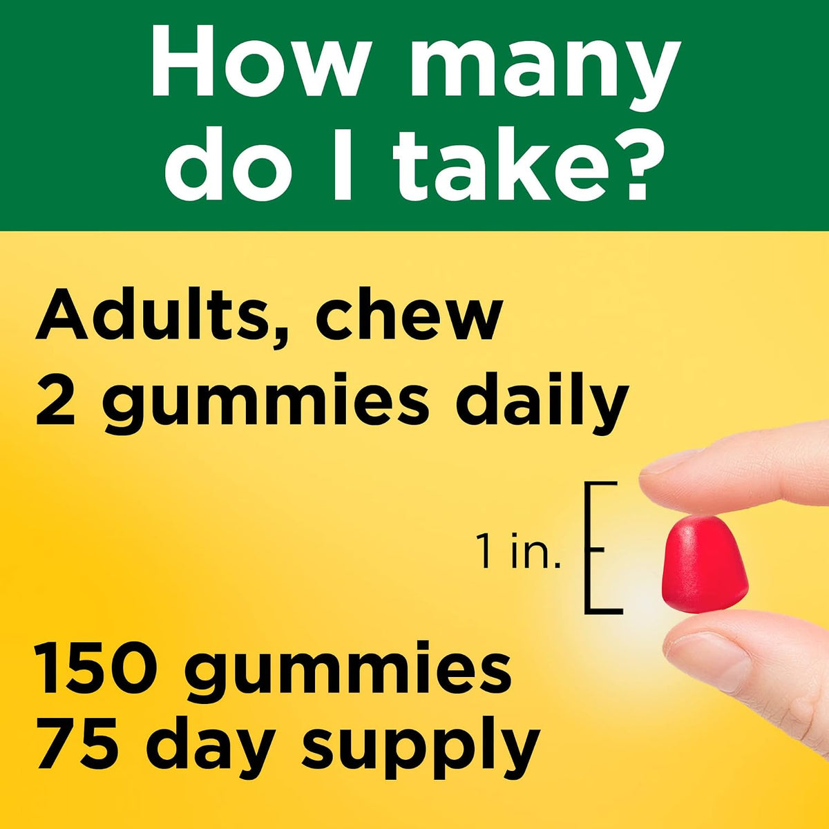 Nature Made Vitamin D3 Gummies - 2000 IU (50 mcg) - 150 Count - Immune and Bone Health - görsel 4