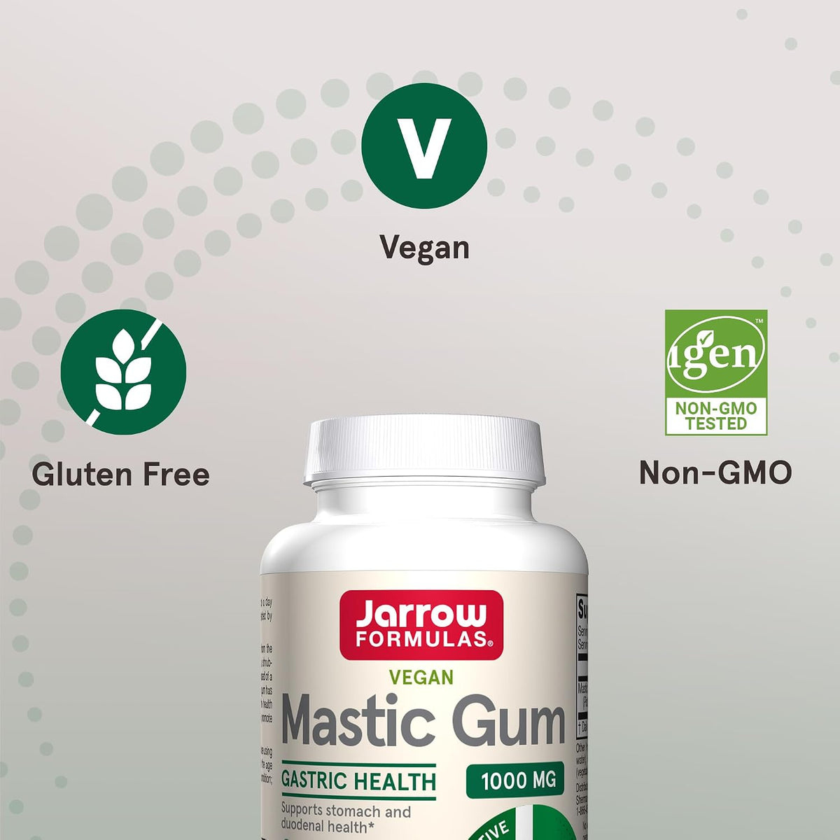 Jarrow Formulae Mastic Gum 1000 mg - 60 Veggie Capsules (12-Pack) - görsel 5
