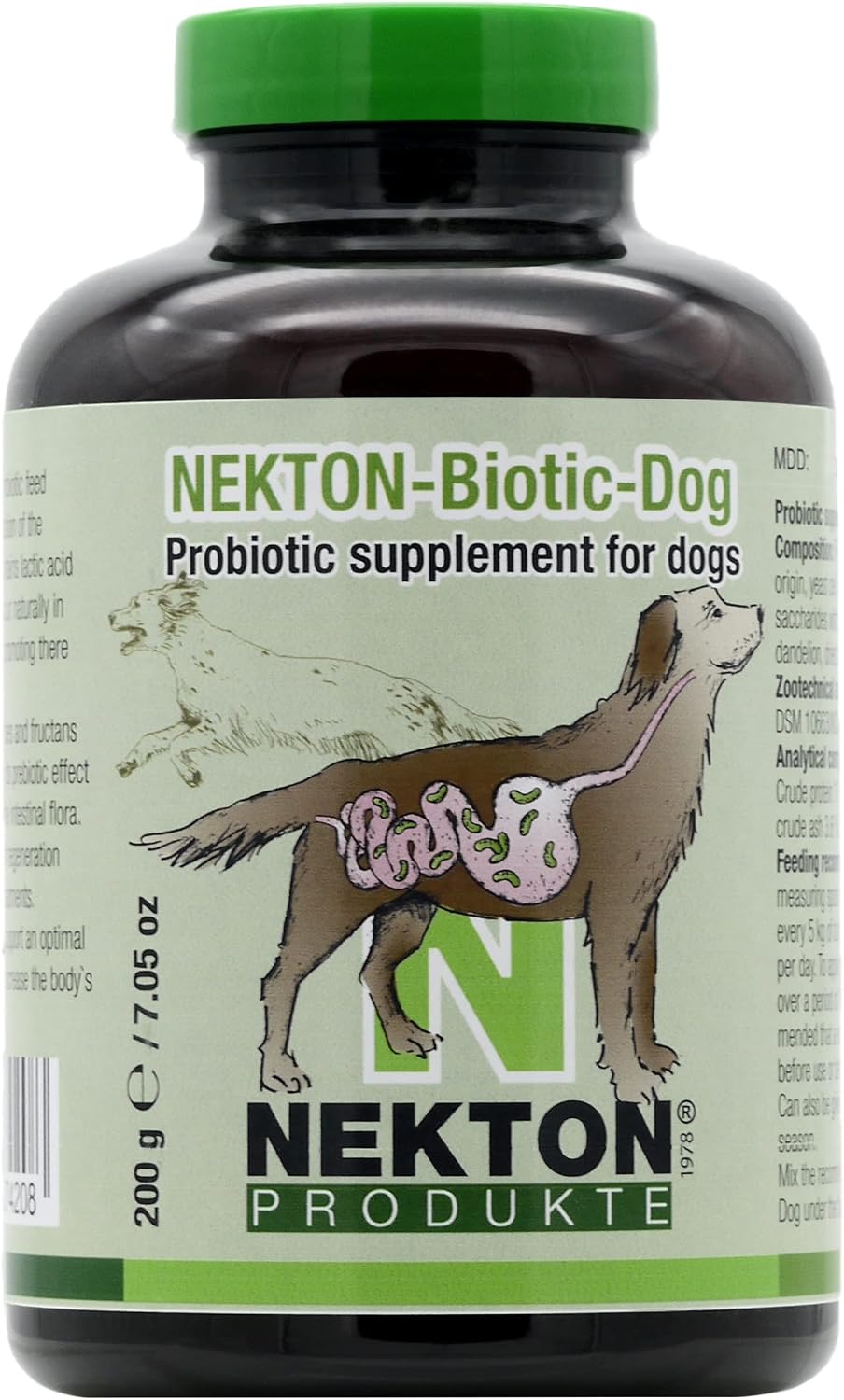 Nekton Biotic-Dog Probiotic Supplement for Dogs, 200g - görsel 1