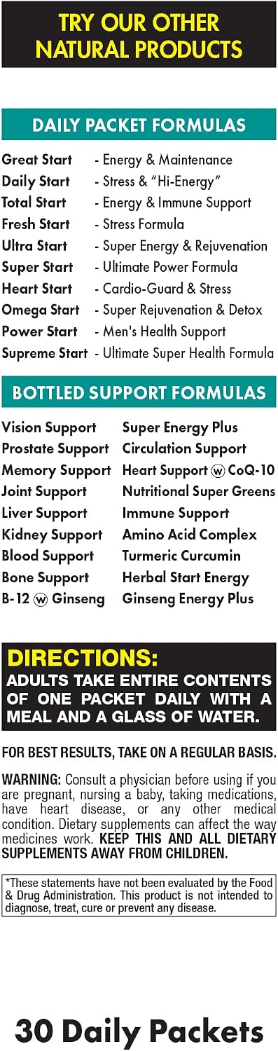 Heart Start All-in-One Daily Vitamin Pack – Heart & Circulation Support with CoQ10, Omega-3, L-Carnitine, Resveratrol & Hawthorn Berry – 30-Day Supply - görsel 3