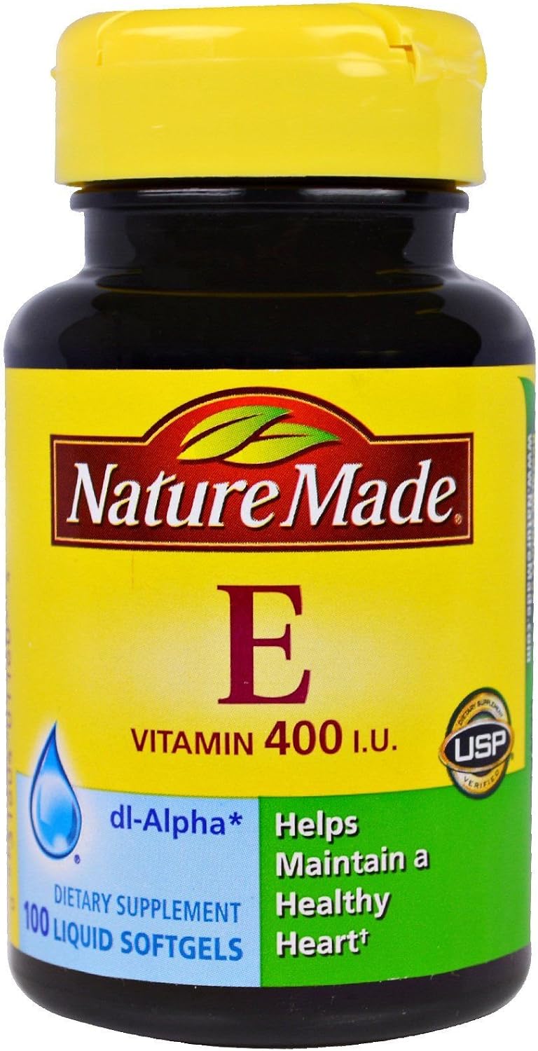 Nature Made Vitamin E 180 mg (400 IU) Softgels, 300 Capsules (Pack of 3) - görsel 1