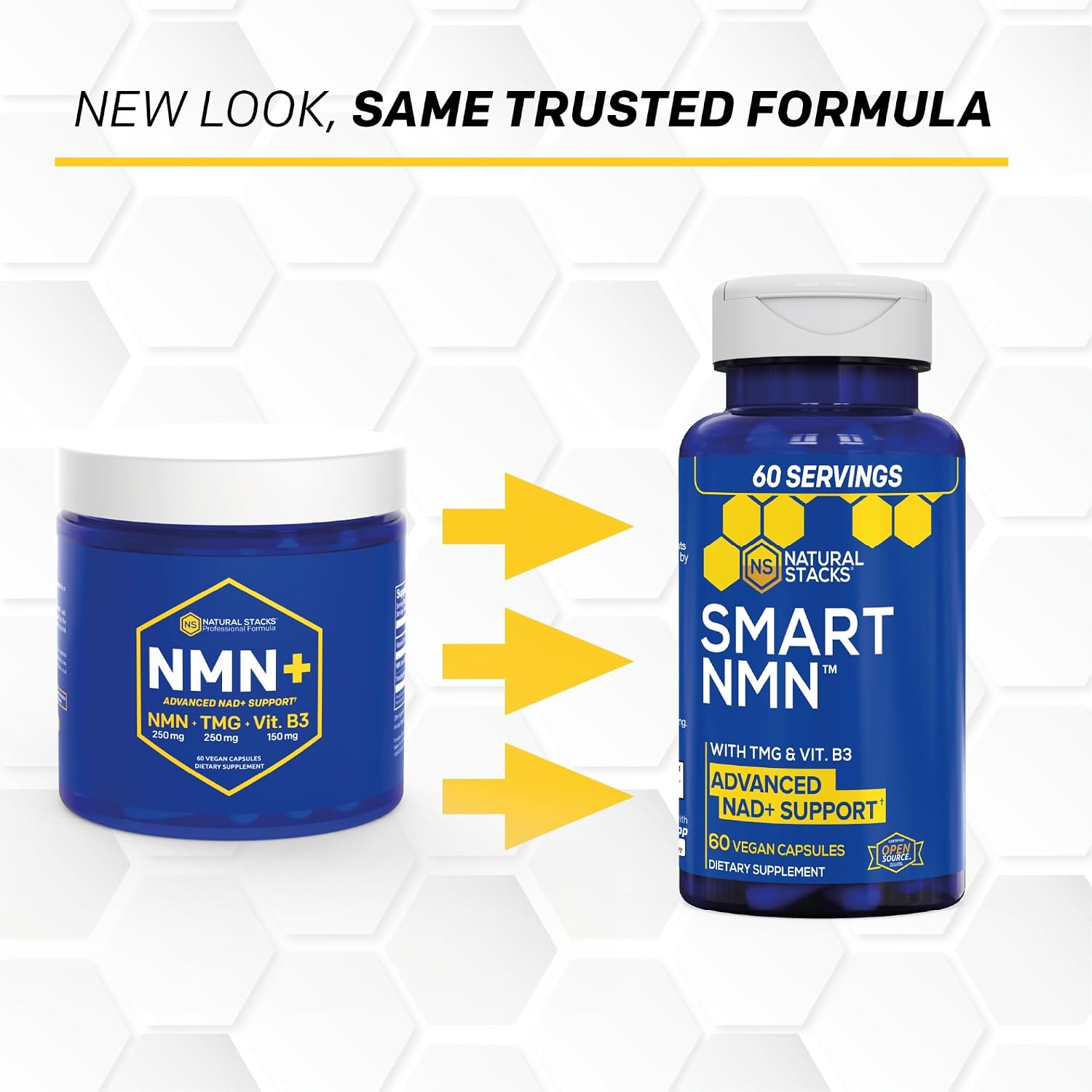 Smart NMN Supplement - Advanced NAD+ Support with NMN, Niacin & TMG - 60 Capsules - görsel 4