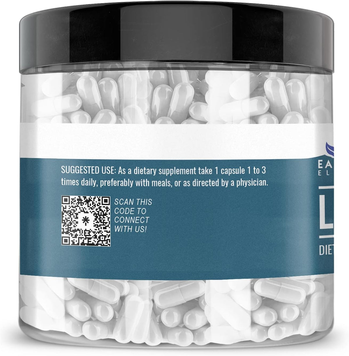 Earthborn Elements L-Alanine 200 Gelatine Capsules, Pure & Undiluted, No Additives - görsel 3
