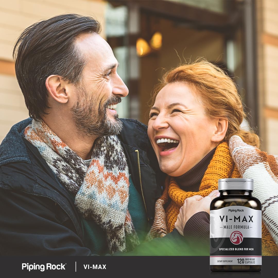 Piping Rock Vi-Max Men's Formula with Yohimbe - 120 Capsules - görsel 6
