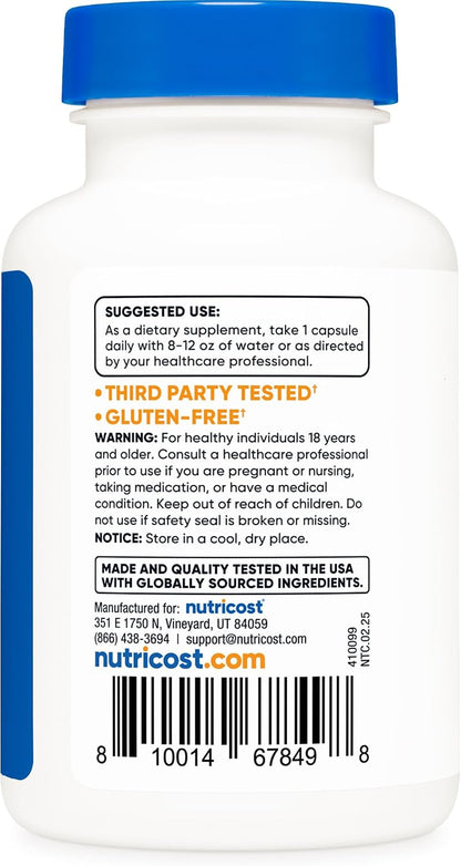 Nutricost Vitamin B12 (Methylcobalamin) 2000mcg, 120 Capsules