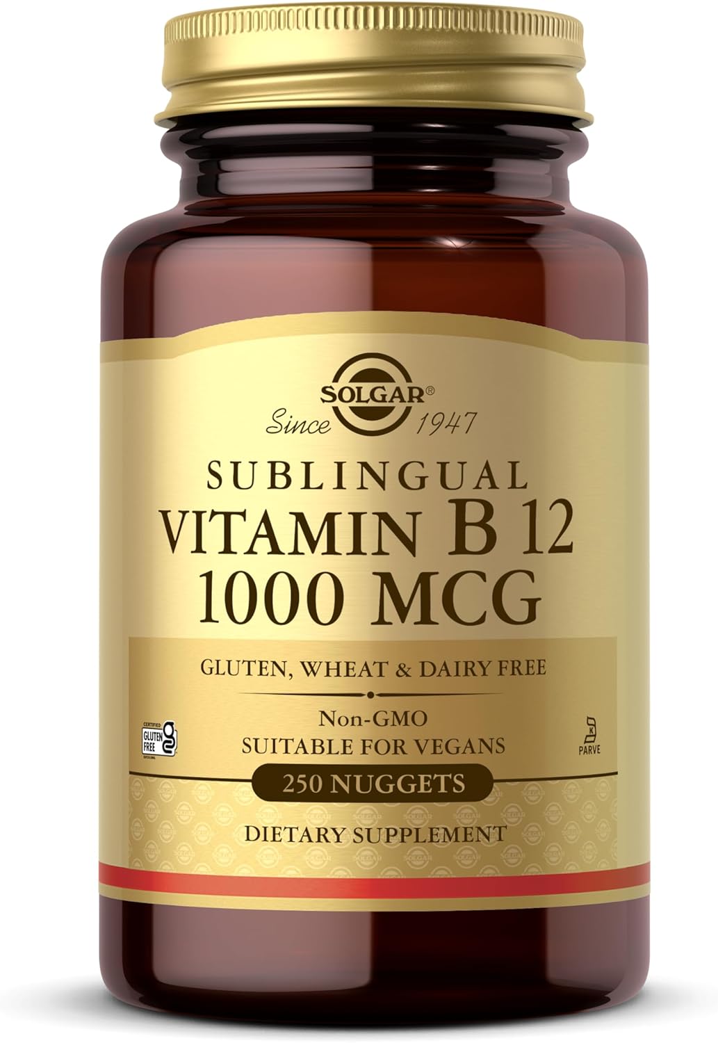 Solgar Vitamin B12 1000 mcg Sublingual Nuggets, 100 Pack - görsel 7