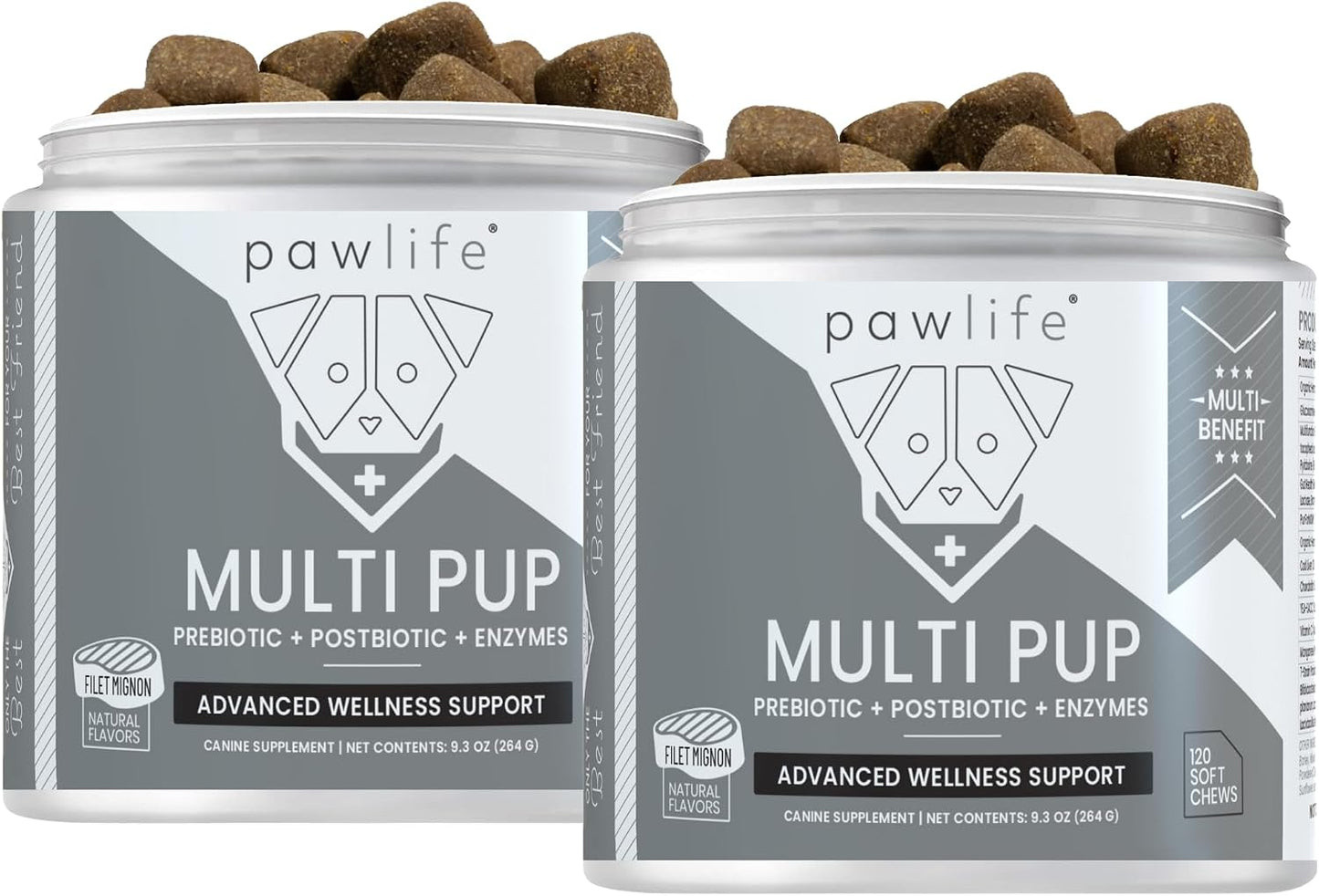 All Natural Multivitamin Soft Chews for Dogs 240 Count - görsel 1