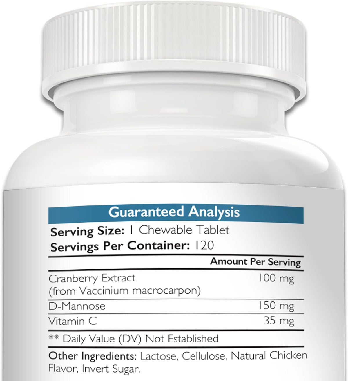Nutrition Strength Cranberry D-Mannose for Dogs, Urinary Tract and Immune Support, 150 Chewable Tablets - görsel 9
