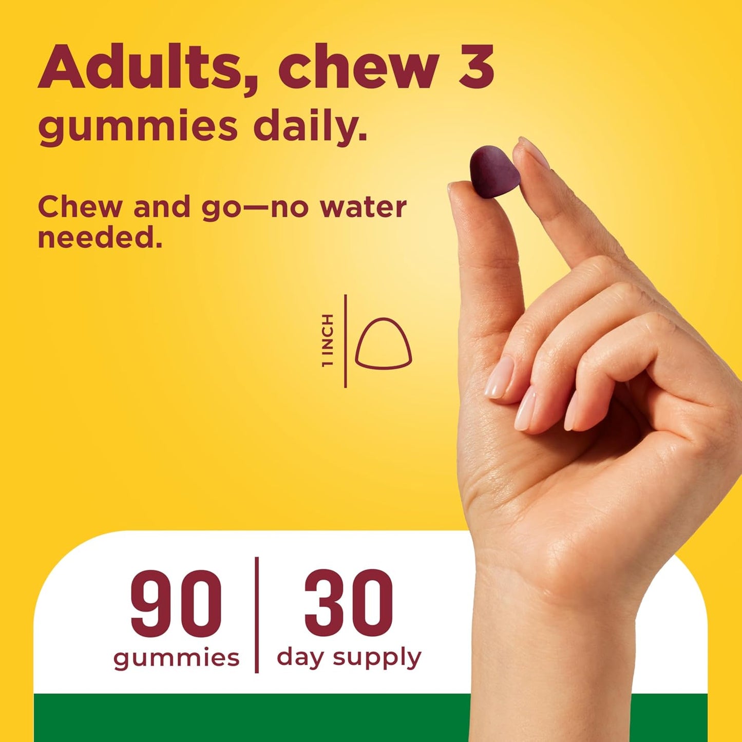 Nature Made Advanced Multivitamin Gummies for Adults, Women and Men - 90 Gummies - görsel 6