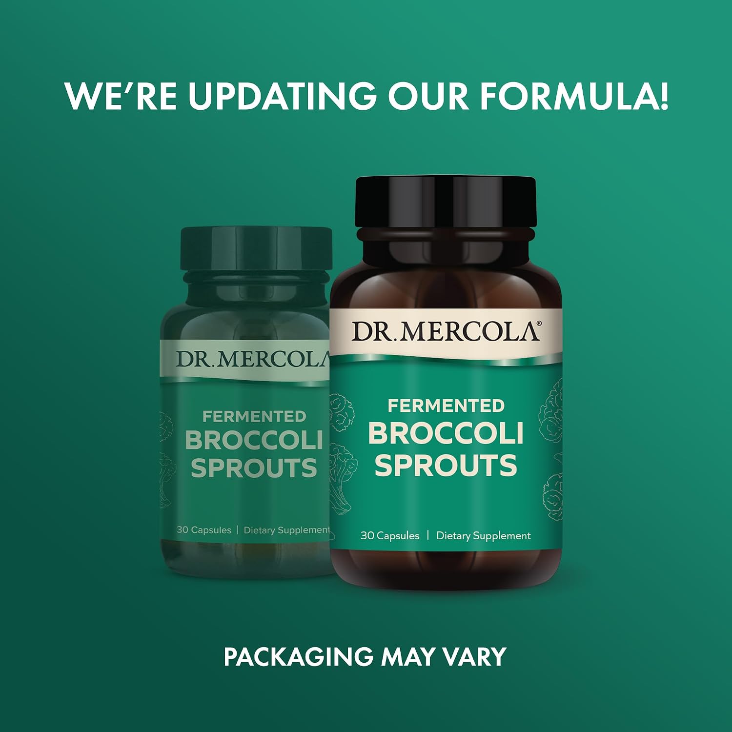 Dr. Mercola Organic Fermented Broccoli Sprouts - 30 Capsules - görsel 2