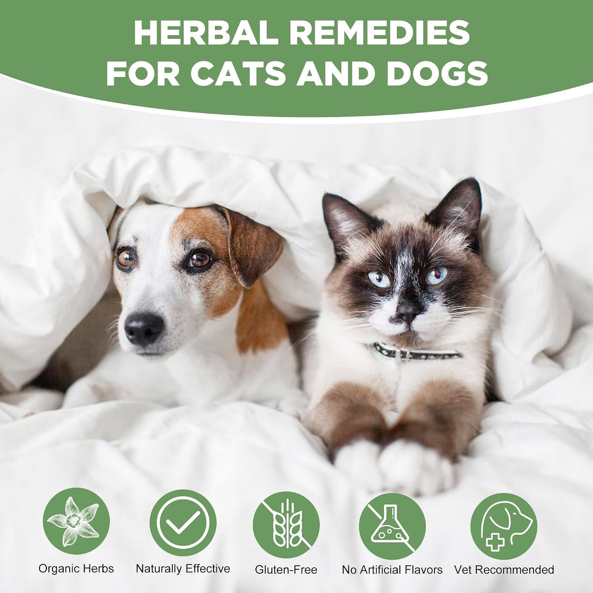 Ourea Cat & Dog Seasonal Allergy Relief - Natural Herbal Liquid Supplement for Itching, Scratching & Licking - görsel 5