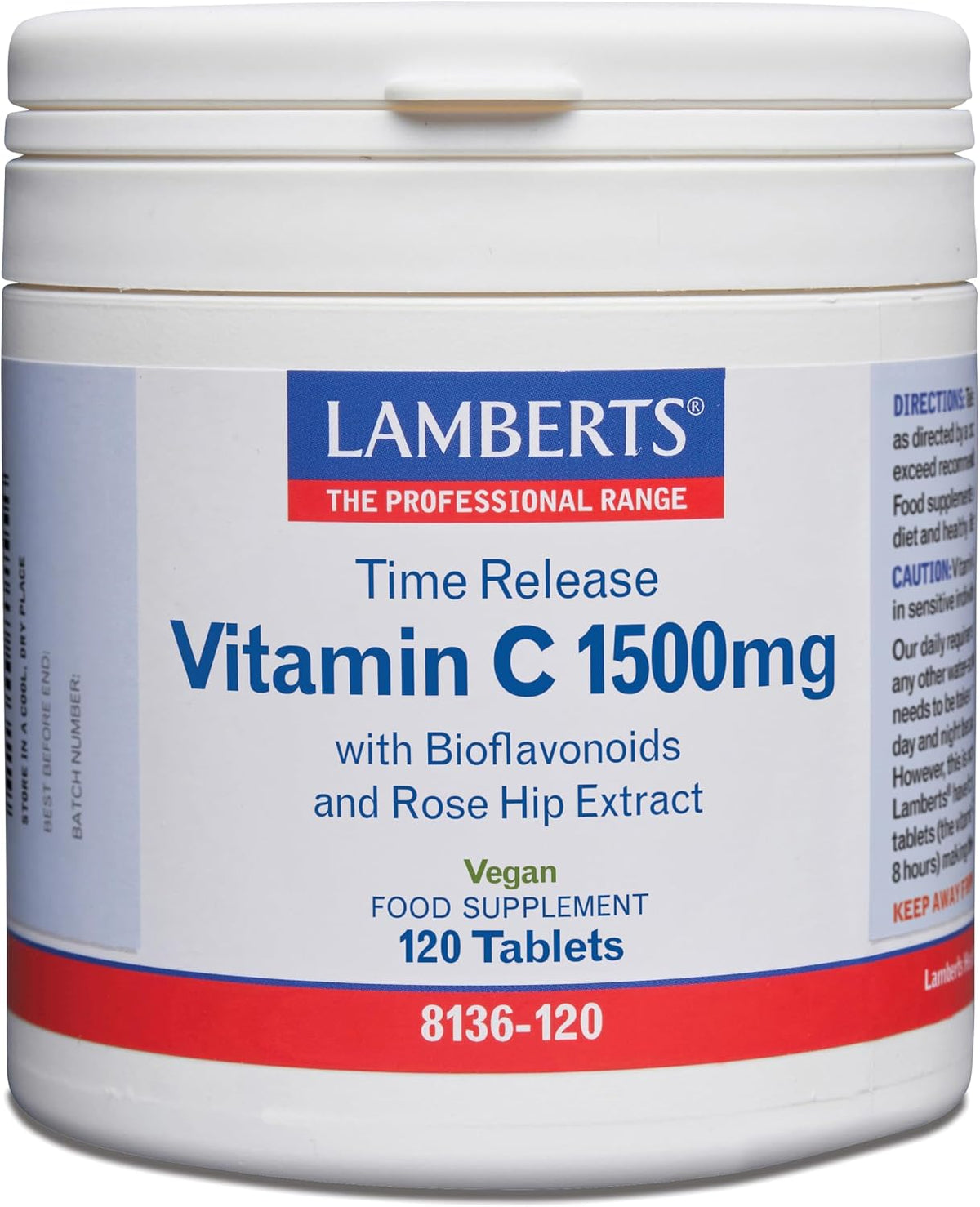 Vitamin C Time Release with Bioflavonoids 1500mg - görsel 1