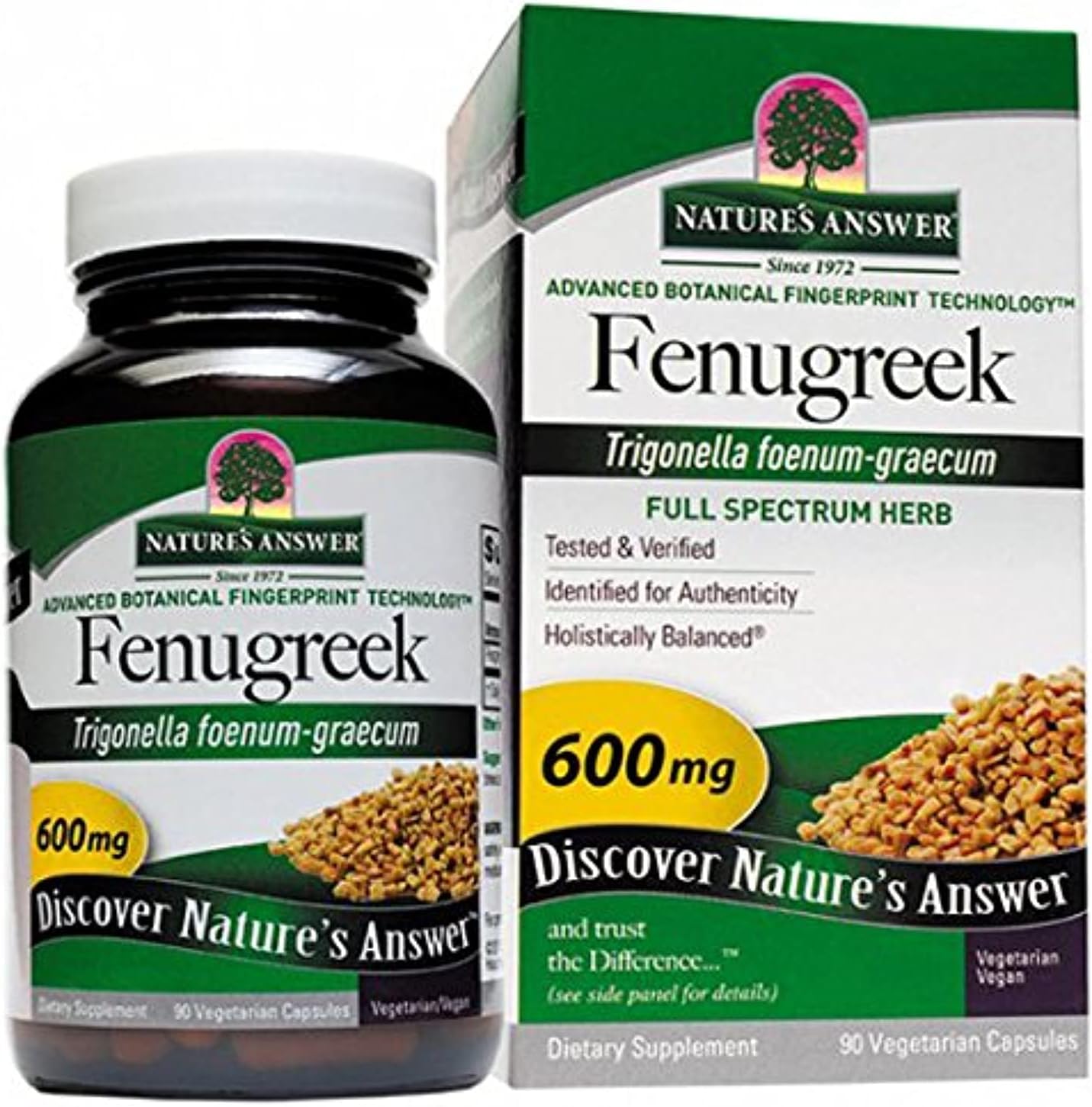Fenugreek Seed Nature's Answer 90 Caps - görsel 1