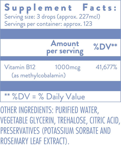 Holistic Health Methyl B12 MegaDrops™ (28 ml)