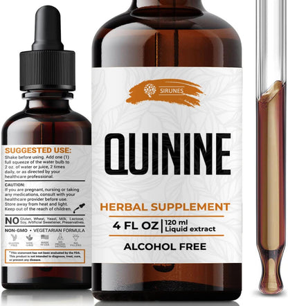 Quinine Tincture Extract – Cinchona Bark Herbal Supplement, 118 ml
