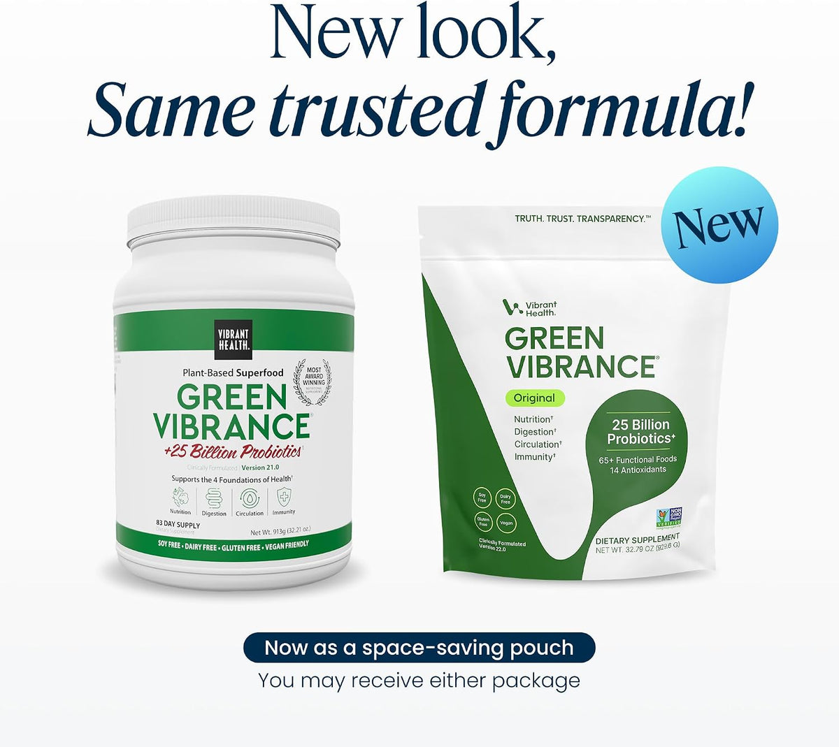 Vibrant Health Green Vibrance Superfood Powder (83 Servings) - görsel 2