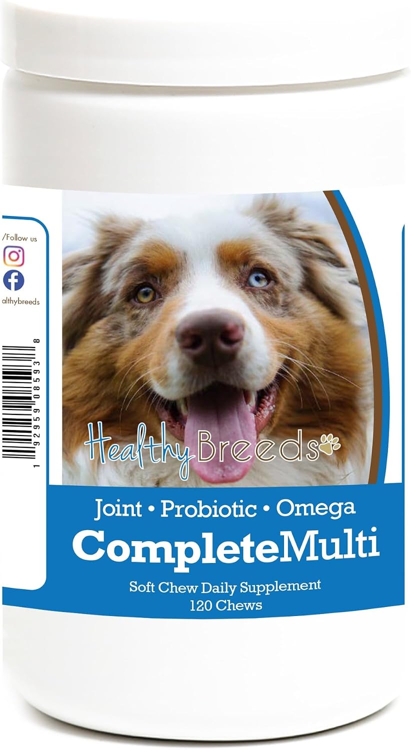 Healthy Breeds Australian Shepherd All-in-One Multivitamin Soft Chews (120 Chews) - görsel 1