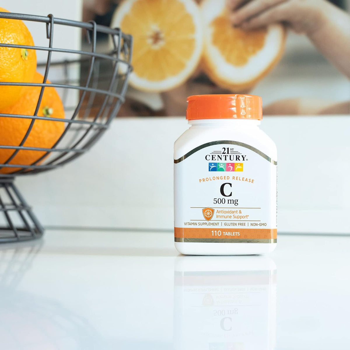 21st Century Vitamin C 500 mg Prolonged Release Tablets, 110 Tablets - görsel 5