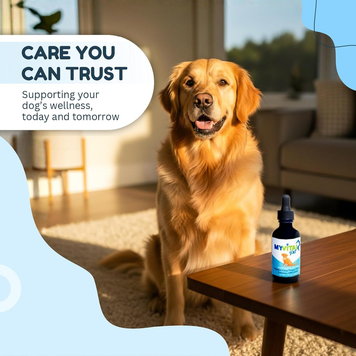 MyVitalC ESS60 Organic Extra Virgin Olive Oil with Bacon Flavour for Dogs (60 ml) - görsel 7