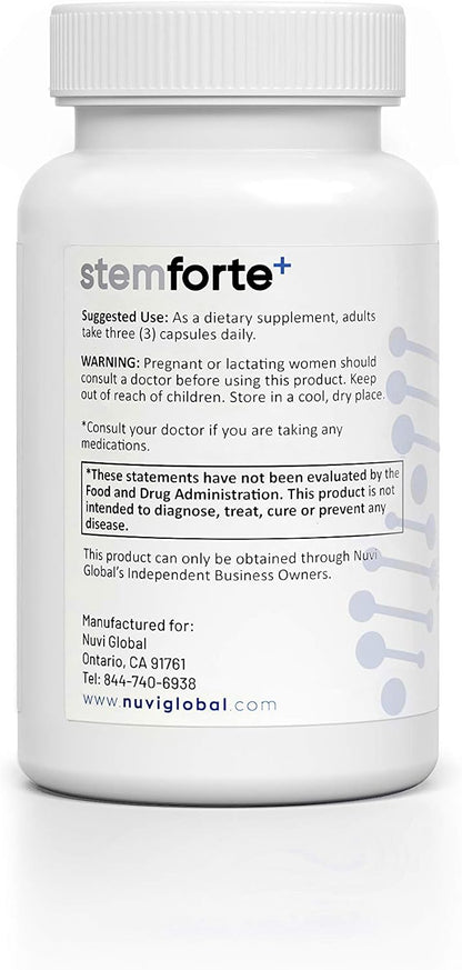 NuVi Global Stemforte Plus – Stem Cell and Telomere Supplement – 90 Capsules