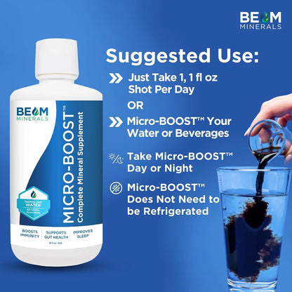 BEAM Minerals Micro-Boost | Complete Liquid Mineral Supplement | 946 ml