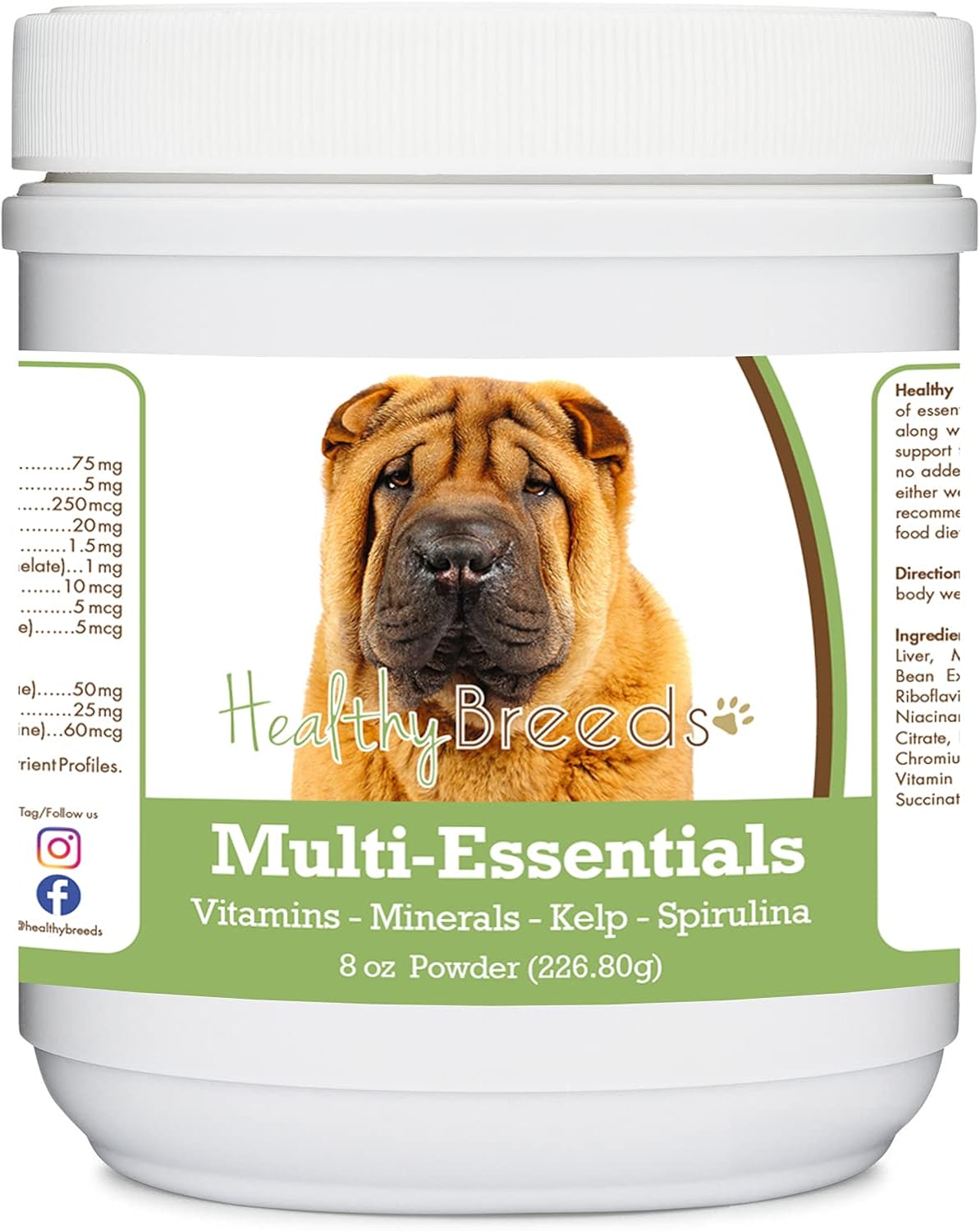 Healthy Breeds Chinese Shar Pei Multi-Essentials Powder for Dogs - 8 oz (227 g) - görsel 1