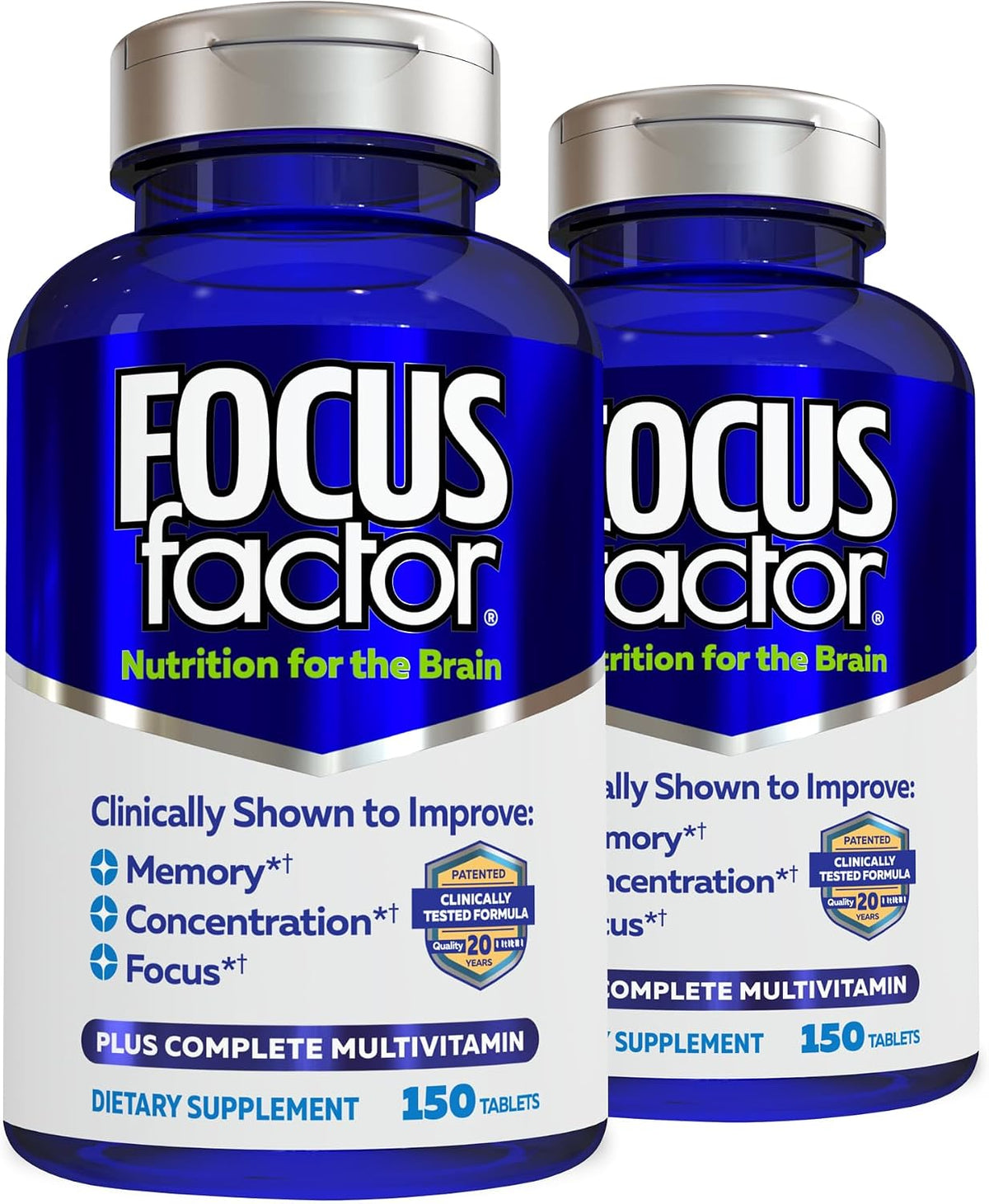 Focus Factor Nutrition for The Brain – Memory & Concentration Supplement, 150 Count - görsel 7