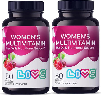 LIVS Sugar-Free Multivitamin Gummies for Adults and Children – Vegan Gummy Vitamin with A, C, D, B-Complex, Biotin & Zinc | Multivitamin Supplements for Overall Wellness and Support - 60 Count