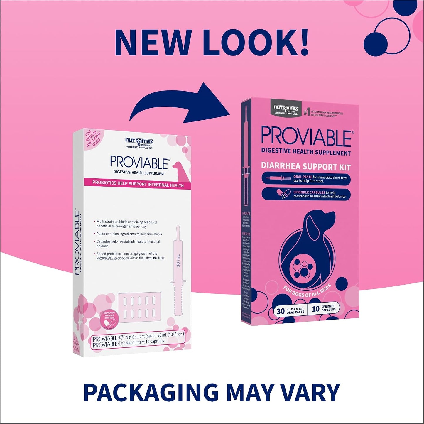 Nutramax Proviable Probiotics for Dogs – Diarrhoea Support Kit with Paste and Capsules - görsel 2