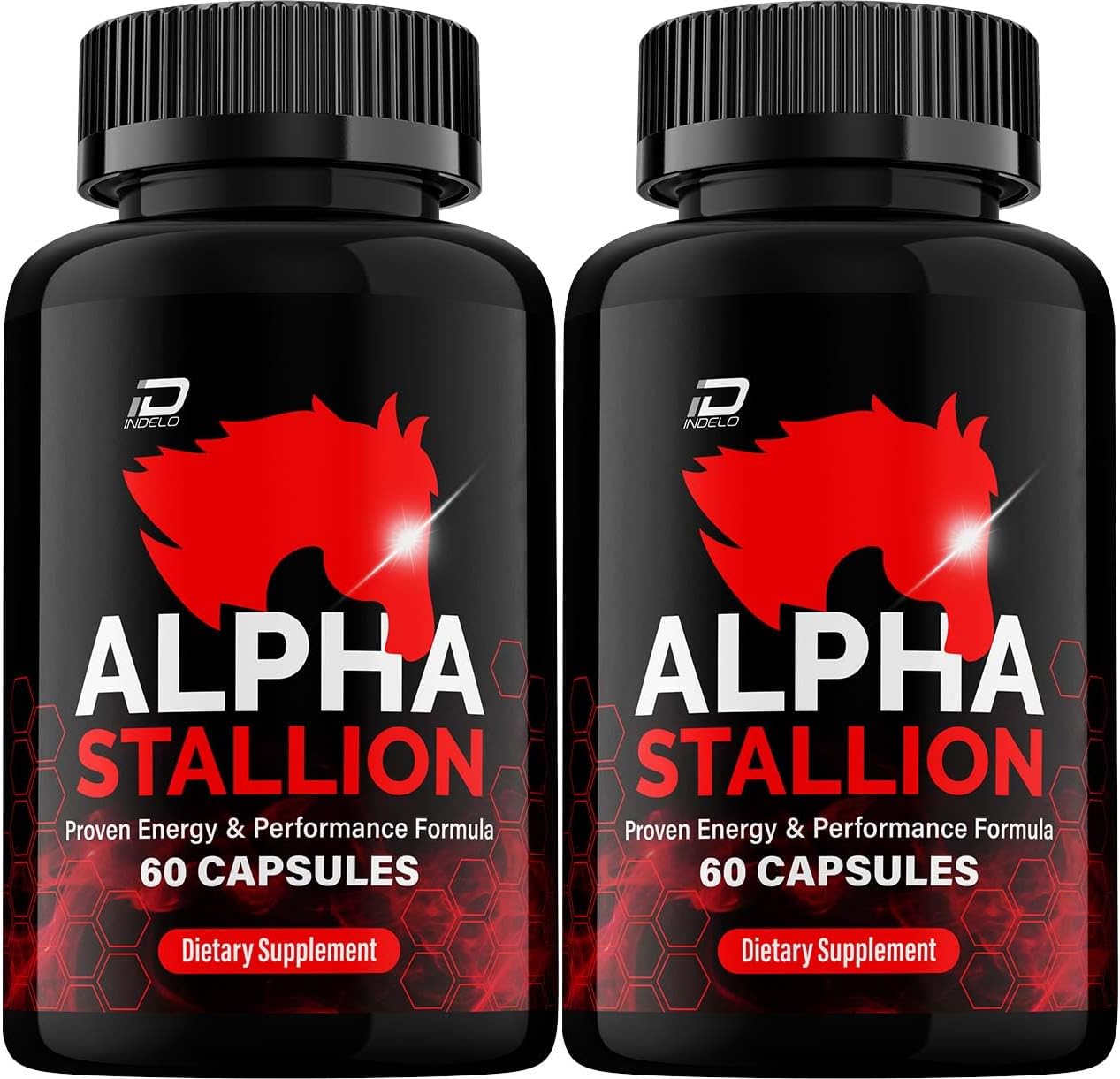 Alpha Stallion Capsules Official Formula – Maximum Strength All-Natural (2 Pack, 120 Capsules) - görsel 1