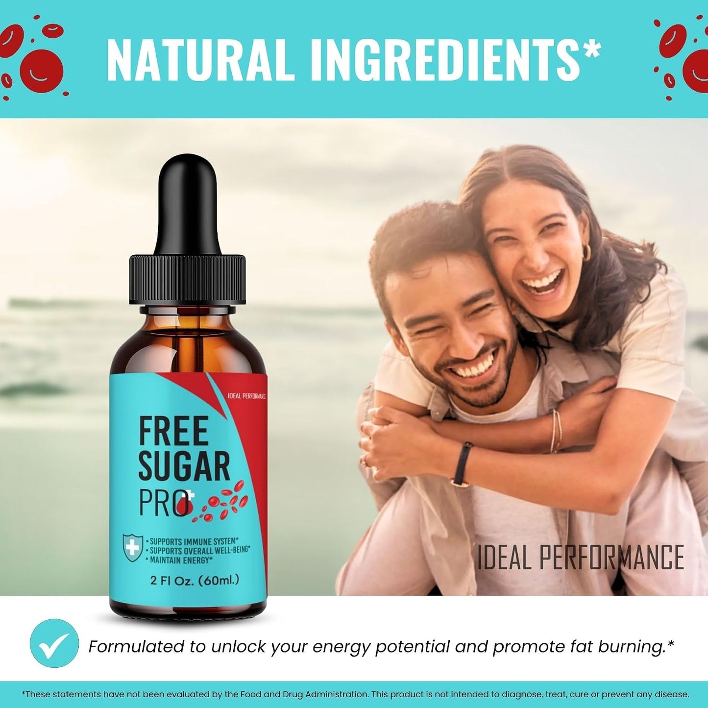Free Sugar Pro Drops - Blood Formula Support Supplement, Maximum Strength, All Natural, 3 Pack - görsel 6